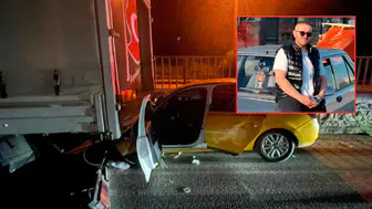 D-650'de ticari taksi kamyonete ok gibi girdi: 1 ölü, 1 yaralı!