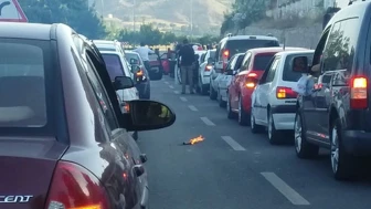 Düğün konvoyuyla trafik kuralı ihlali yapan sürücüye para cezası