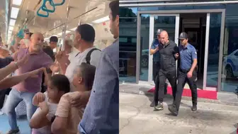 Marmaray'da tartıştığı yolcuyu çocuklarının gözü önünde darbeden şüpheli tutuklandı