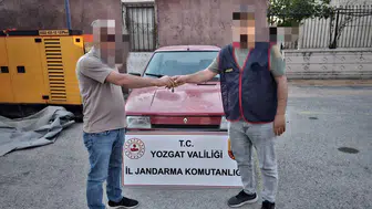 Yozgat’ta çalınan araç, Aksaray’da bulundu!
