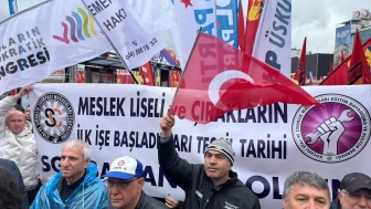 Staj ve Çıraklık Sigortası Mağdurları 1 Mayıs’ta yürüdü: Emeğimizin karşılığını istiyoruz!