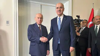 Numan Kurtulmuş ile Devlet Bahçeli görüşmesi başladı