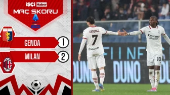Milan, Genoa deplasmanında 2-1 kazandı