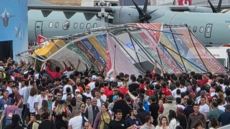 TEKNOFEST KKTC’de platform devrildi, 3 kişi yaralandı!