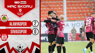 Alanyaspor, Sivasspor karşısında 3 puanı 2 golle aldı