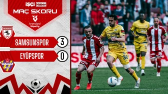 Samsunspor, Eyüpspor karşısında 3 puanı 3 golle aldı!