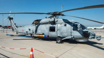 Askeri helikopter acil iniş yaptı!