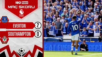 Everton, Southampton karşısında 3 puanı 2 golle aldı