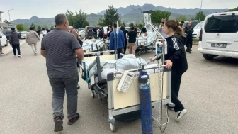 Tunceli Devlet Hastanesi'nde yangın çıktı