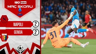 Napoli, Genoa engelini geçemedi!