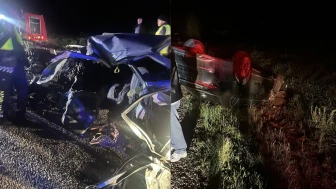 Tokat'ta iki otomobil çarpıştı: Hurdaya dönen araçta can verdi!