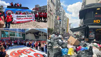 İzmir'de grev krizi büyüyor: Sokakta çöp toplayan Cemil Tugay, sendika ile tartıştı!