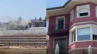 Sarıyer'de villa yangını! Alevler yükseldi