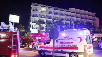 Alanya'da otel yangını! 2 kişi dumandan etkilendi