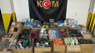 Eskişehir’de kaçak ürün operasyonu: Binlerce kaçak eşya ve bitkisel ürün ele geçirildi
