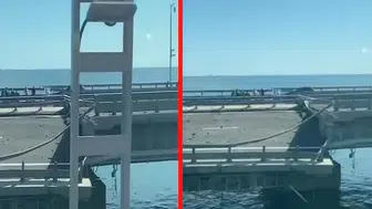 Ukrayna’dan Rusya’ya su altı darbesi: Kerç Köprüsü üçüncü kez vuruldu