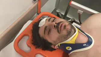 Trafikte maganda dehşeti: Bahar dizisinin oyuncusu hastanelik oldu!