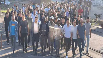 Zonguldak madencileri zam teklifini protesto etti: Adil ücret nerede?