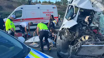Çevreyolunda feci kaza: 1 ölü 5 yaralı