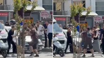 Bursa Kent Meydanı'nda şok görüntüler