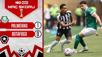 Palmeiras, Botafogo'yu tek golle eledi!
