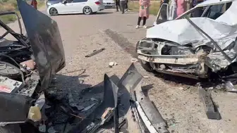 Adana'da zincirleme kaza! 3 araç birbirine girdi: 10 kişi yaralandı