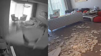 Sarıyer'de aynı tavan 3 günde 2 kez çöktü! Ev sahibi faciadan döndü