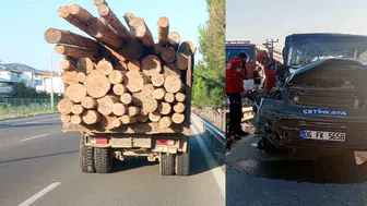 Balıkesir'de feci kaza: Kamyon ile minibüs çarpıştı! 6 yaralı