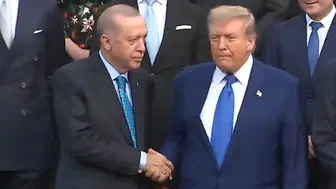Cumhurbaşkanı Erdoğan ile Trump bir araya geldi