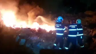 Bakü'de film stüdyosunda patlama! Yangın çıktı