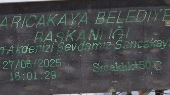 50 Derecelik sıcaklık şoke etti!
