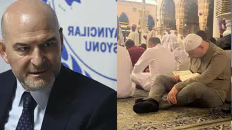 Soylu Hacca gitti: Medine'den görüntüler paylaşıldı