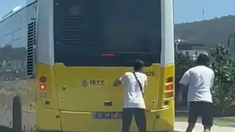 Kartal Köprüsü'nde korku dolu anlar