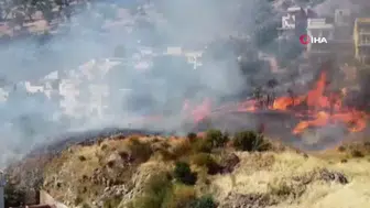İzmir bir kez daha alevlere teslim! Dikili’de yangın çıktı