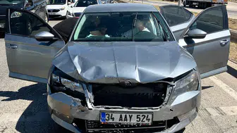 Kırıkkale'de zincirleme kaza: 3 yaralı