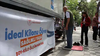 Türkiye'de 6 haftada 5 milyona yakın kişinin boy ve kilo ölçümleri yapıldı