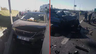 Tem Otoyolu'nda katliam gibi kaza: Ölü ve yaralılar var