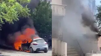 Küçükçekmece'de gecekondu yangını: Çok sayıda ekip sevk edildi