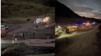 Kars’ta sel felaketi: Kağızman-Ağrı yolu ulaşıma kapandı