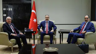 Bakan Fidan, Bakan Güler ve MİT Başkanı Kalın görüştü