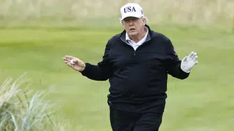 Trump'tan golf sahası açılışında şok sözler