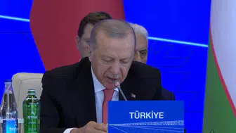 Cumhurbaşkanı Erdoğan, Ekonomik İşbirliği Teşkilatı 17. Zirvesi'nde konuşuyor