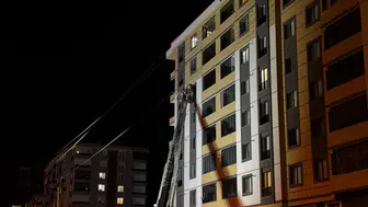 Erzurum'da apartman yangını korkuttu!