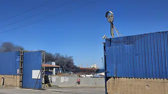 İzmir'de tanker gemide yangın çıktı!