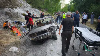 Kütahya'da alkollü sürücünün neden olduğu kazada 5 kişi yaralandı