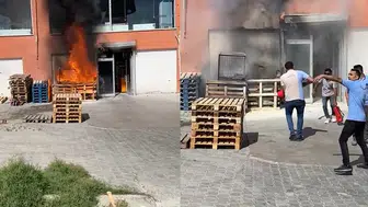Nevşehir'de AVM yangını