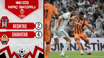 Beşiktaş, Shakhtar Donetsk'e sahasında 4-2 mağlup oldu!