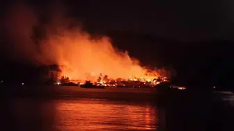 Milas’ta korkutan yangın!