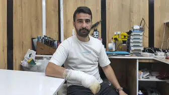 Bingöl'de cep telefonu bataryası patladı: O anlar kamerada!
