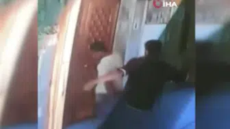 Ankara’da camiye yangın tüpüyle saldırdılar! O anlar güvenlik kamerasında